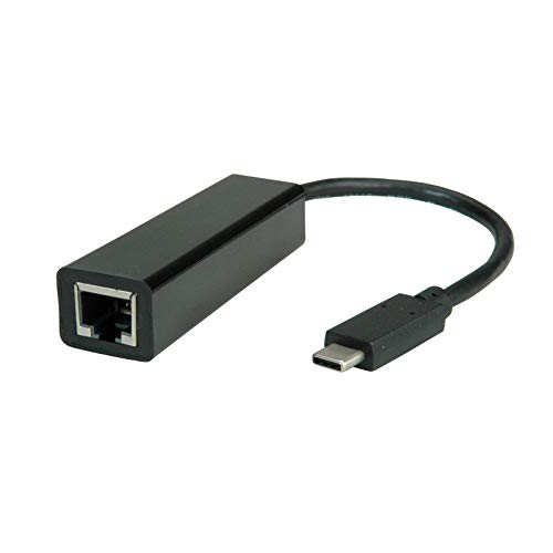 Value 12991115 Usb 3.1 Tipo C A Gigabit Ethernet Converter Nero