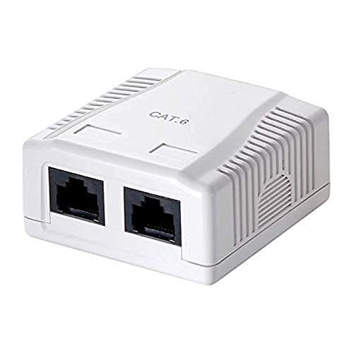 Logilink Np0072 Presa Energia 2 X Rj-45 Bianco