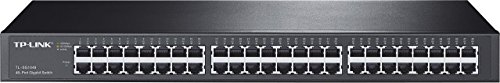 Tp-Link Tl-Sg1048 Unmanaged Network Switch Gigabit Ethernet (10/100/1000) 1U Black - Network Switches (Unmanaged Network Switch, Gigabit Ethernet (10/