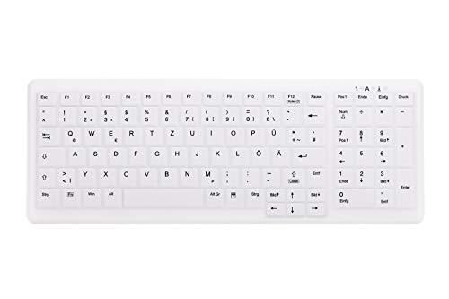Active Key Ak-C7000F-Fu1-W/Ge Tastiera Wireless A Rf + Usb Bianco