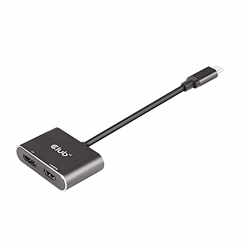 Club3D Mst Hub Usb3.2 Gen2 Type-C(Dp Alt-Mode) To Displayport + Hdmi 4K60Hz M/F