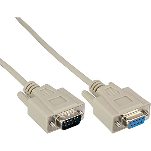 Inline Serial Cable Db9 M/F 3M Cavo Seriale Grigio Male 9Pin Sub D Female 9Pin Sub D