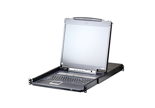 Aten Cl5708Im - Switch Kvm Lcd Su Ip, Usb -Ps/2, Vga, 16 Porte, Colore: Nero
