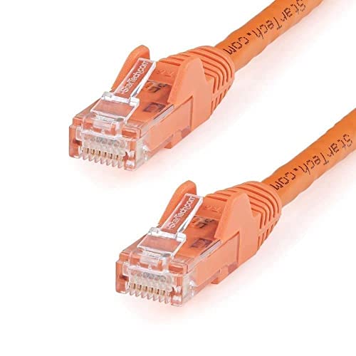 Startech.Com Cavo Di Rete Cat 6, Cavo Patch Ethernet Rj45 Utp Arancio Da 10 M Antigroviglio