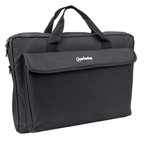 Manhattan 439909 London - Borsa Per Pc Portatile Fino A 17,3 Pollici, Colore: Nero