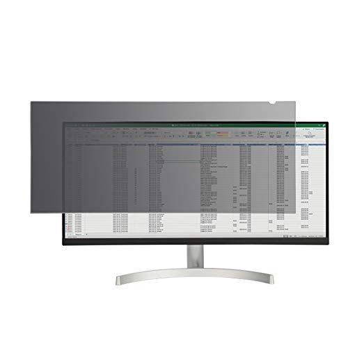 Startech.Com Filtro Per La Privacy Del Monitor Da 34", Film Protettivo Per La Riduzione Della Luce Blu, 21:9 Widescreen (Privscnmon34W)
