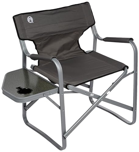 Coleman Chaise Longue Avec Table Gris Taille Unique