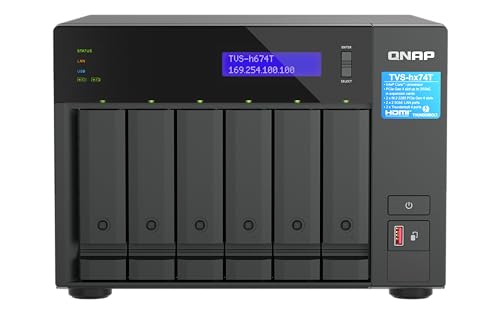 Memorizzazione Sulla Rete Qnap Tvs-H674T-I5-32G Nero Intel Core I5-1240
