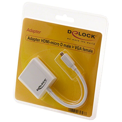 Delock Adaptador Cable Micro Hdmi-D St Vga Buchse