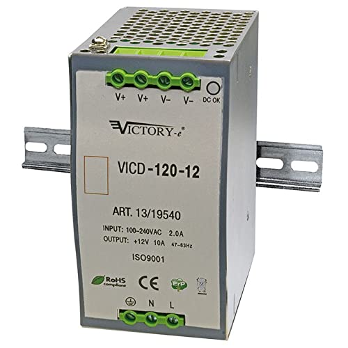 Elcart 131954200 Commutazione Alimentazione Industriale, 65.5Mm X 125.2Mm X 100Mm, 24V, 5.0A