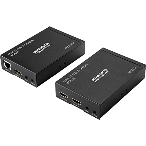 Speaka Professional Sp-Hde-300 Hdmi ™ Extender (Estensore) Su Cavo Di Rete Rj45 60 M