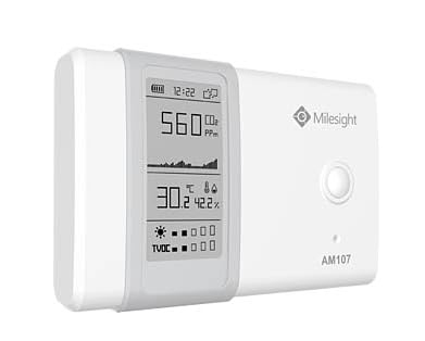 Milesight Iot Lorawan Indoor Ambience Monitoring Sensor Am107 + Co2 Tvoc (Am107-868M) Marca