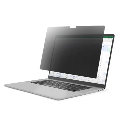 Startech.Com 16-Inch Macbook Pro 21/23 Laptop Privacy Screen, Anti-Glare Privacy Filter W/51% Blue Light Reduction, Monitor Screen Protector With +/-