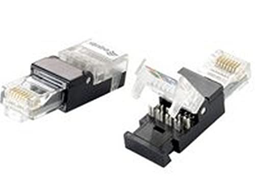 Equip Connettori Rj45 Cat5E 2 Pezzi, Non Schermati, In Metallo, In Sacchetto Di Plastica