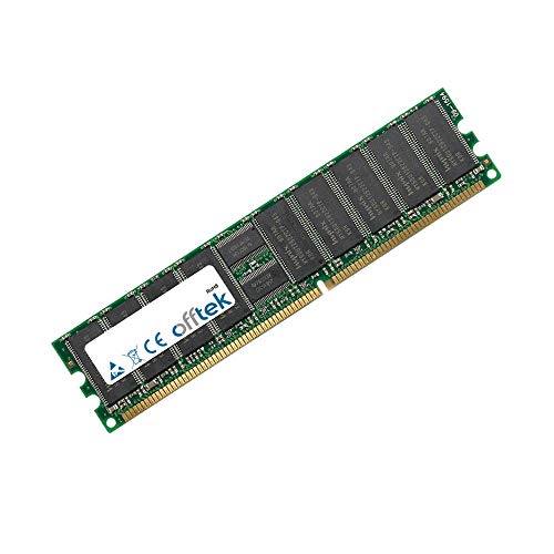 Offtek 1Gb Memoria Ram Di Ricambio Per Adaptec Snap Server 410 (Pc3200 - Reg) Memoria Stazione Di Lavoro/Server