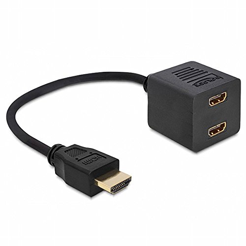 Delock 65226 Cavo Di Interfaccia E Adattatore Hdmi 2 X Hdmi Nero
