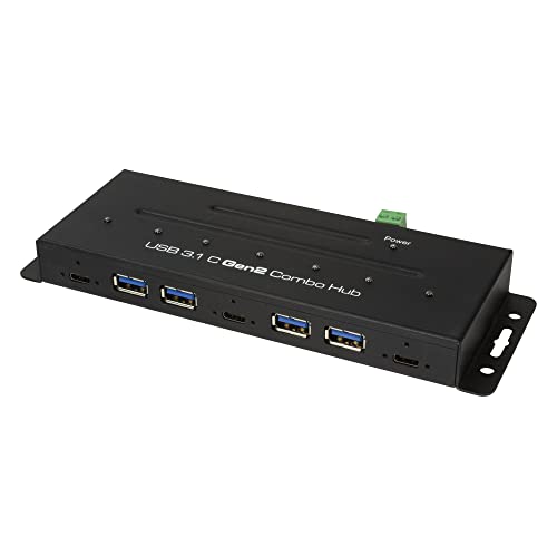 Logilink Ua0319 Hub Usb 3.1 Combo De 7 Puertos Gen 2, Metal