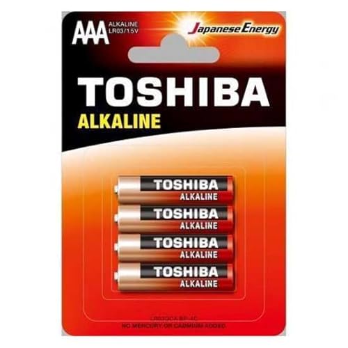 Baterías Toshiba Aaa Red Alcalina Lr03Gca Bp-4C Lr03 Blister De 4