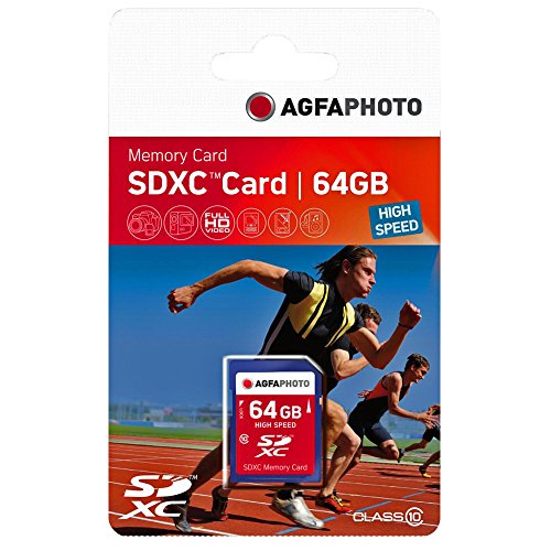 Agfaphoto - Scheda Di Memoria Sdxc High Speed Classe 10 Da 64 Gb