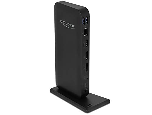Delock - Docking Station Usb Type-Ctm Dp 1.4 4K - Hdmi/Dp 1.4/Usb 3.2/Lan/Pd 3.0