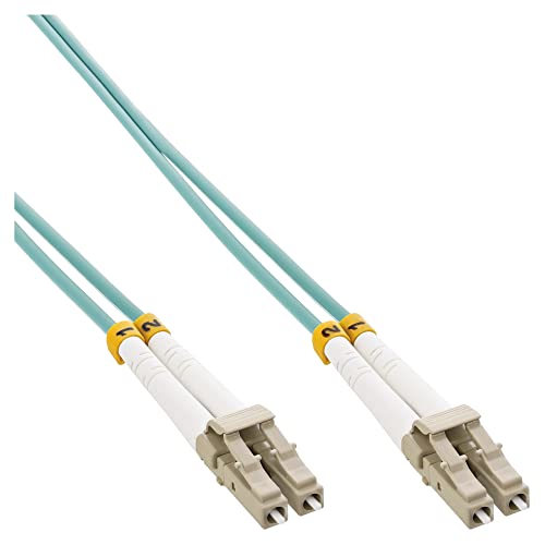 Inline 20904 Cavo Bretella Fibra Ottica Duplex, Lc/Lc, 50/125Μm, Om3, 20M Nero
