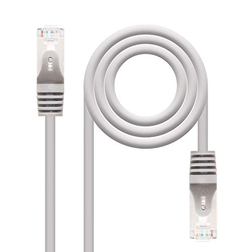 Nanocable 10.20.0820 - Cavo Di Rete Ethernet Rj45 Cat. 6 Ftp Awg24, Grigio, 20 Mts