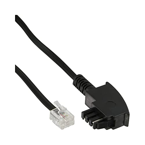 Inline Tae-F - Rj11 3M Cavo Telefonico Nero