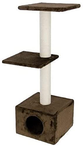 Kerbl Cat Tree Venus, 37 X 37 X 109 Cm Marrone, Pezzo/Scatola W. Poster