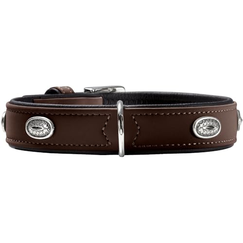 Collare Softie Piedra, 50Marrone/Nero, Salilpelle