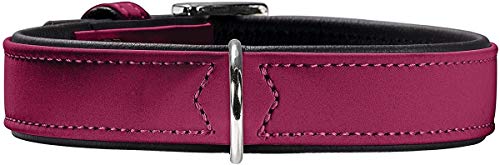 Hunter Collare Softie, 40Lampone/Nero, Salilpelle