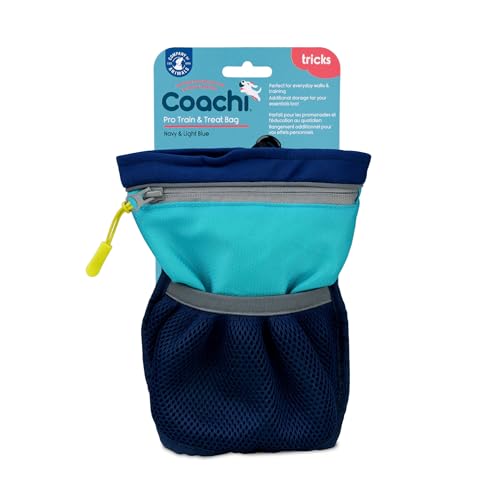 Coachi Pro Train & Treat Bag - Per Addestratori E Passeggiatori, Compartimento Xl, Opzioni Di Aggancio Sicure, Tasca Con Zip, Chiusura Magnetica. Adat