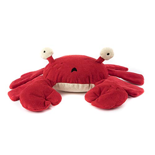 Gloria Stuffed Dog Taglia 25 Cm - Stuffed Crab Coco - Cane Giocattolo - Peluche Con Il Suono - Texture Morbida - Altamente Resistente - Rosso