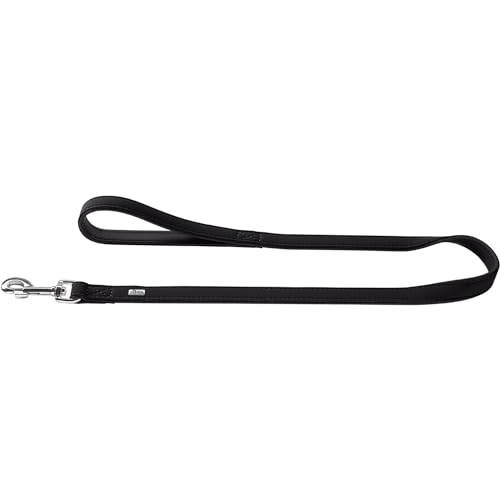 Hunter Guinzaglio Softie, 20/100Nero, Salilpelle