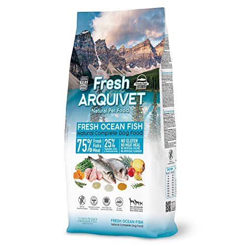 Arquivet Fresh Ocean Fish - 10 Kg - Alimento Completo Per Cani - Pesce E Carne Freschi