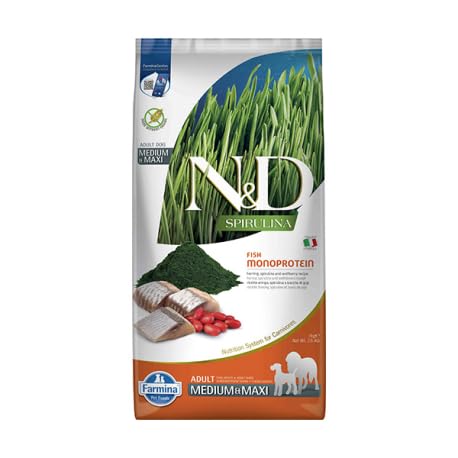 Farmina Nd Dog Spirulina Medium Maxi 2Kg Aringa