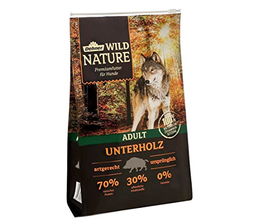 Dehner Wild Nature Cani Crocchette Sotto Legno Adult, Cinghiale