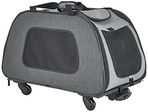 Trixie Trolley Nero/Grigio Trasportino Per Cani