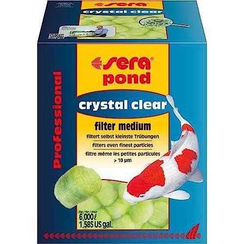 Sera 44518 Crystal Clear Professional Filtro Palloni Formstabil E Ripetutamente Lavabile, Rimuove Anche Particelle Piccole Ab 10 Μm, 350 G