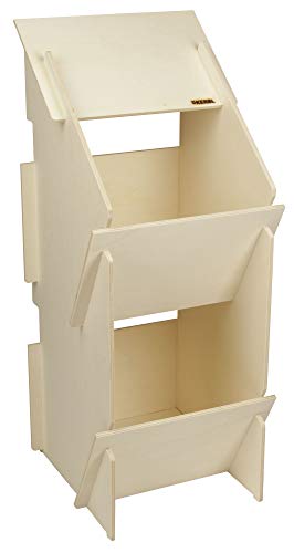 Kerbl 73005 - Nido Per Gallina, In Legno, Non Montato, 30 X 35 X 83 Cm