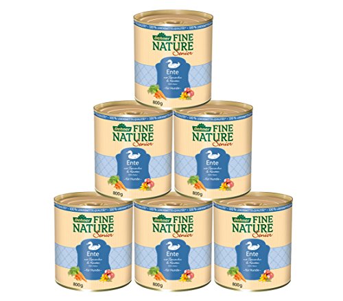 Dehner Fine Nature, Cibo Per Cani Senior, Anatra