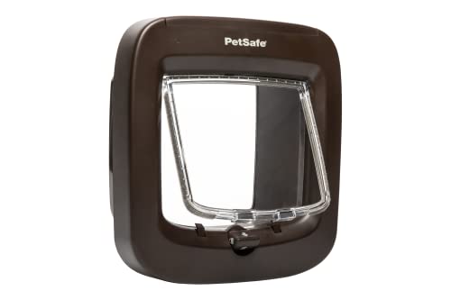 Petsafe Porta Per Gatti Attivata Da Microchip, Ingresso Esclusivo, Facile Da Installare, Bloccaggio Manuale A 4 Vie, Risparmio Energetico, Paraspiffer