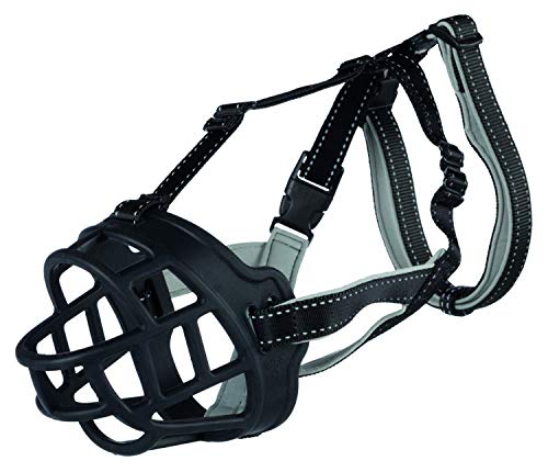 Trixie Museruola Flex Muzzle Silicone Accessorio Per Cane 4047974176115, Multicolore, Unica