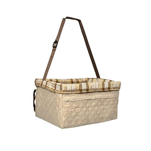 Petsafe Seggiolino Rialzato E Imbottito Happy Ride, Fino A 11.3 Kg - Adatto Per Auto E Altri Tipi Di Veicoli, Cinturino Facilmente, Fodera In Pile Res