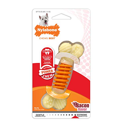 Nylabone Masticabile E Giocattolo Per L'Igiene Dentale Di Cani Potenti Masticatori, Osso Tipo Pro Action, Al Sapore Di Pollo, Per Cani Adulti Fino - 1