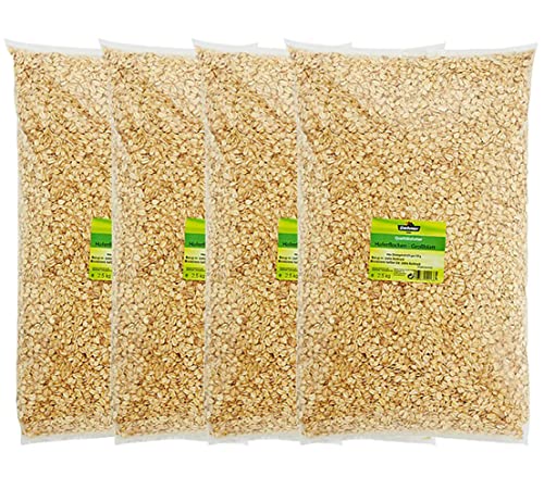 Dehner - Fiocchi D'Avena Per Uccelli Selvatici, 4 X 2,5 Kg (10 Kg)