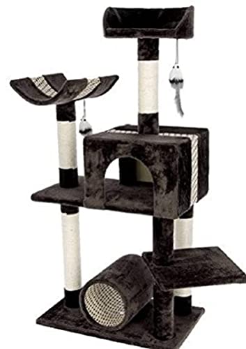 Kerbl Cat Tree Safari Big Marrone, 60 X 36 X 122 Cm