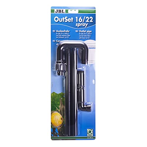 Jbl Outset Spray 60158 - Kit Per Tubo Di Scarico Con 2 Lance A Ugello Per Acquari