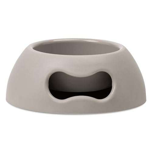 United Pets Pappy Ciotola Piccola Per Cani, Eco-Friendly, Di Design, Made In Italy, Grigio Tortora, Ciotola Per Cani Di Taglia Piccola E Gatti, Capaci