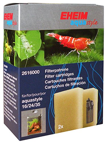Eheim 2616000 - Cartuccia Filtrante Aquastyle 16, 24, 35 E Aqua Corner 60 (2 Pezzi)