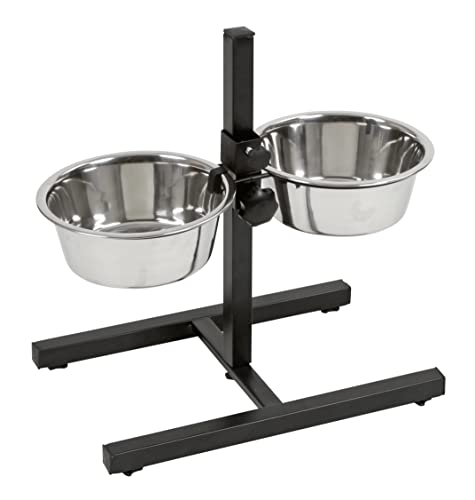 Kerbl Pet Futterbar Inkl. Näpfe 2X1800Ml Nero